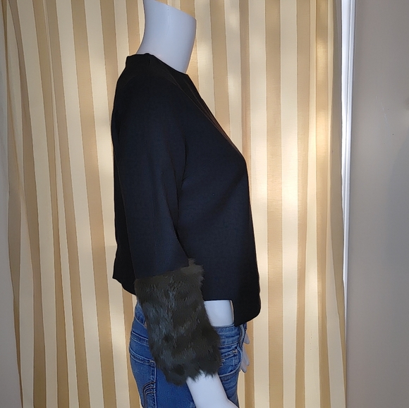 OLIVIA PARKER KATE TOP WITH SQUARED HEM, GREEN XS - Picture 2 of 7